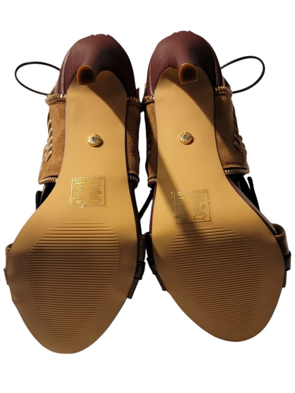 Azalea Wang Lace-Up Stiletto Sandal NWB - Picture 3 of 7
